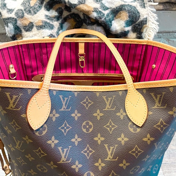 🌺LOUIS VUITTON NEVERFULL MM PIVOINE-RARE🌺 - Picture 6 of 12